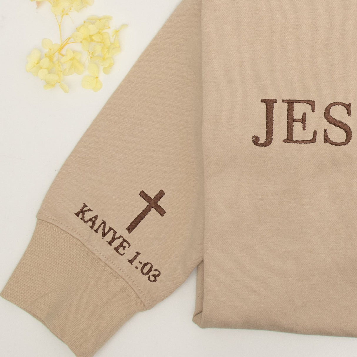 GEX Personalized Christian Hoodies Embroidered JESUS IS KING Sweatshirts with Bible Verses Faith Sweatshirt for Christians - GexWorldwide