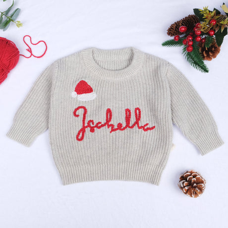 GEX Personalized Christmas Kids Sweaters for Girl Newborn Gift - GexWorldwide