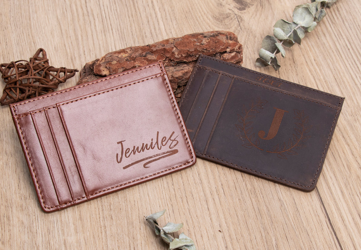 GEX Personalized Cowhide Business Card Holder - GexWorldwide