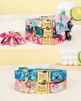 GEX Personalized Dog Collar Bow Tie Leash Set - GexWorldwide