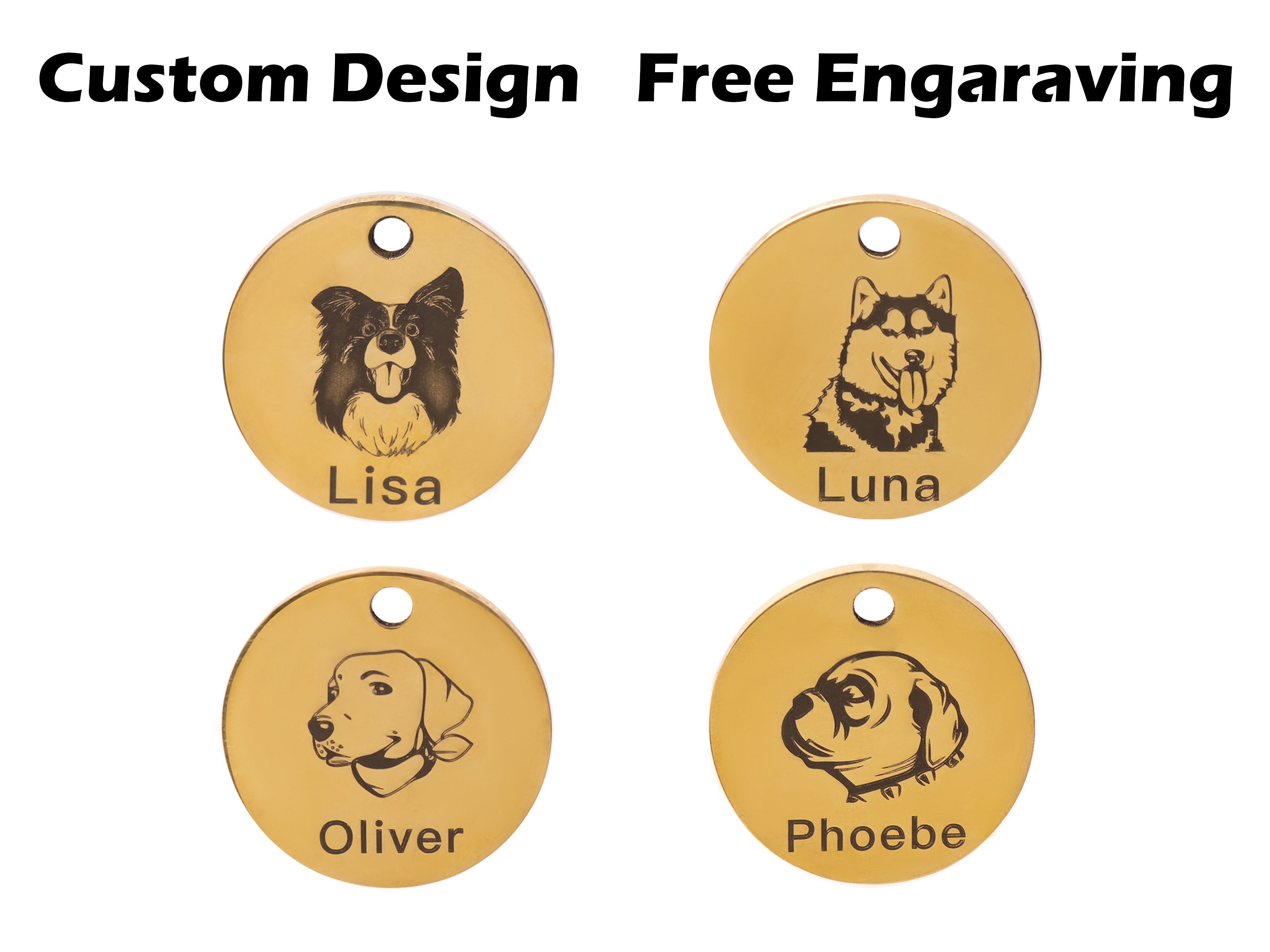 GEX Personalized Dog Tags Engraved Dog Tag With Dog ID GexWorldwide