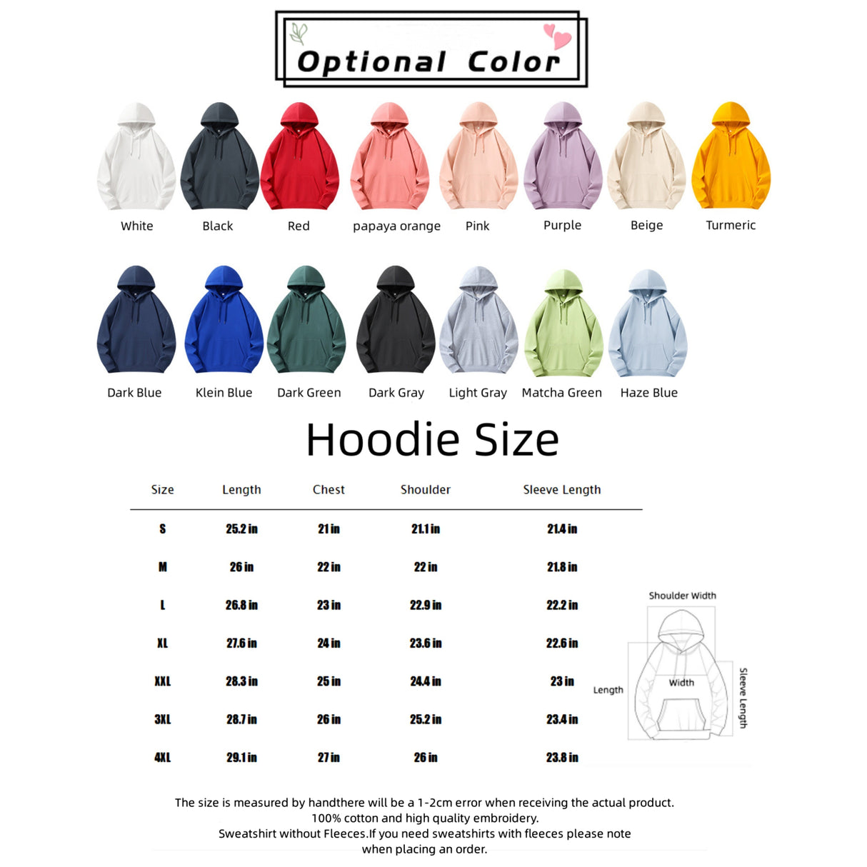 GEX Personalized Embroidered Chosen Sweatshirt Christian Hoodies - GexWorldwide