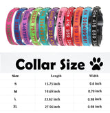 GEX Personalized Embroidered Pet Collar for Large Boy Dog with Reflective Nylon - GexWorldwide