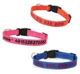 GEX Personalized Embroidered Pet Collar for Large Boy Dog with Reflective Nylon - GexWorldwide