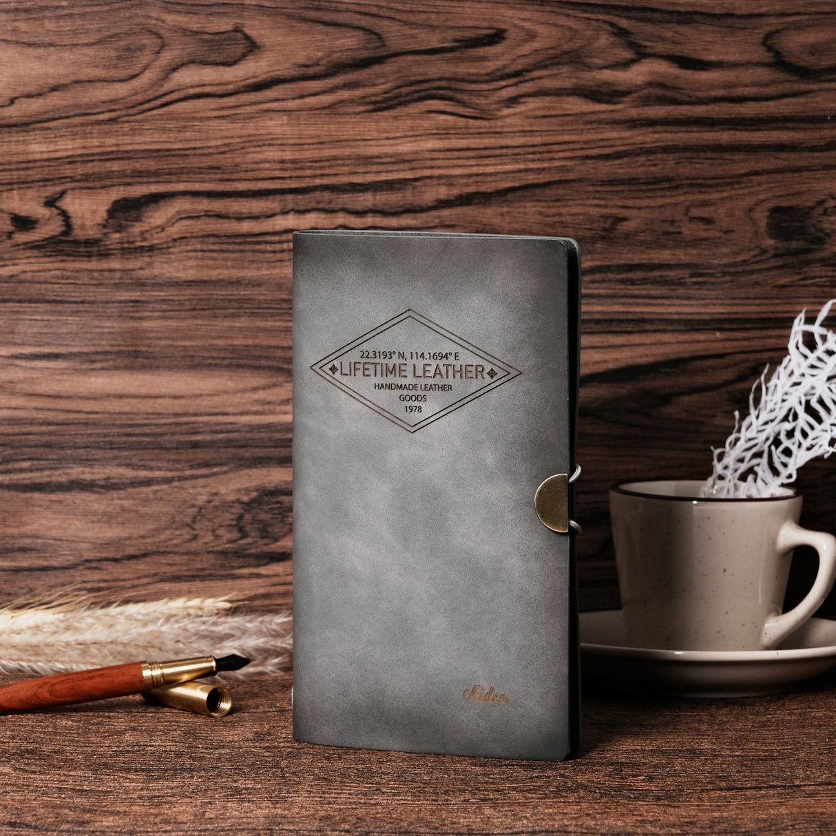 GEX Personalized Engrave Leather Notebook - GexWorldwide