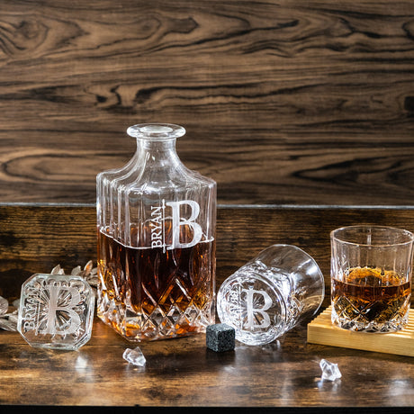 GEX Personalized Engrave Whiskey Decanter Set - GexWorldwide