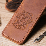 GEX Personalized Engraved Brown Pen Case - GexWorldwide