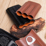 GEX Personalized Engraved Leather Cigar Case - GexWorldwide