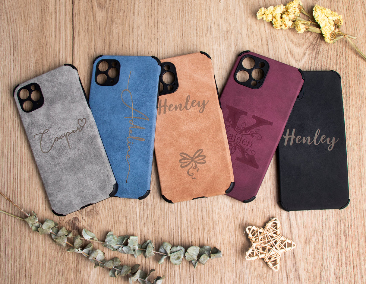 Gex Personalized Engraved Leather iPhone Cases - GexWorldwide