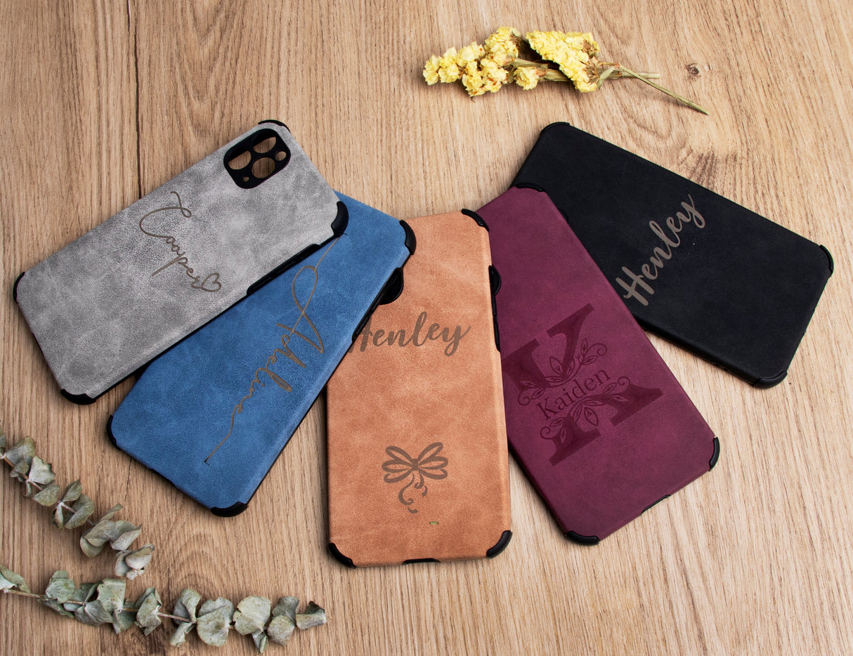 Gex Personalized Engraved Leather iPhone Cases - GexWorldwide