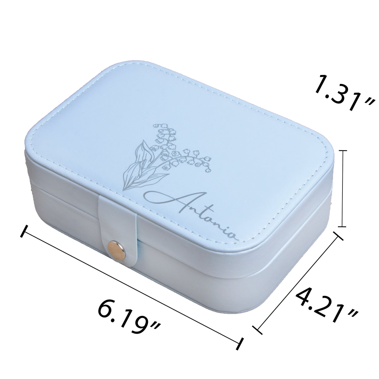 GEX Personalized Engraved Long Jewelry Box - GexWorldwide
