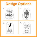 GEX Personalized Engraved Pet Name Memorial Wind Chime - GexWorldwide