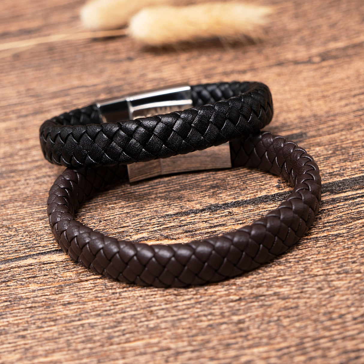 GEX Personalized Engraving Leather Bracelet Jewelry for Men - GexWorldwide