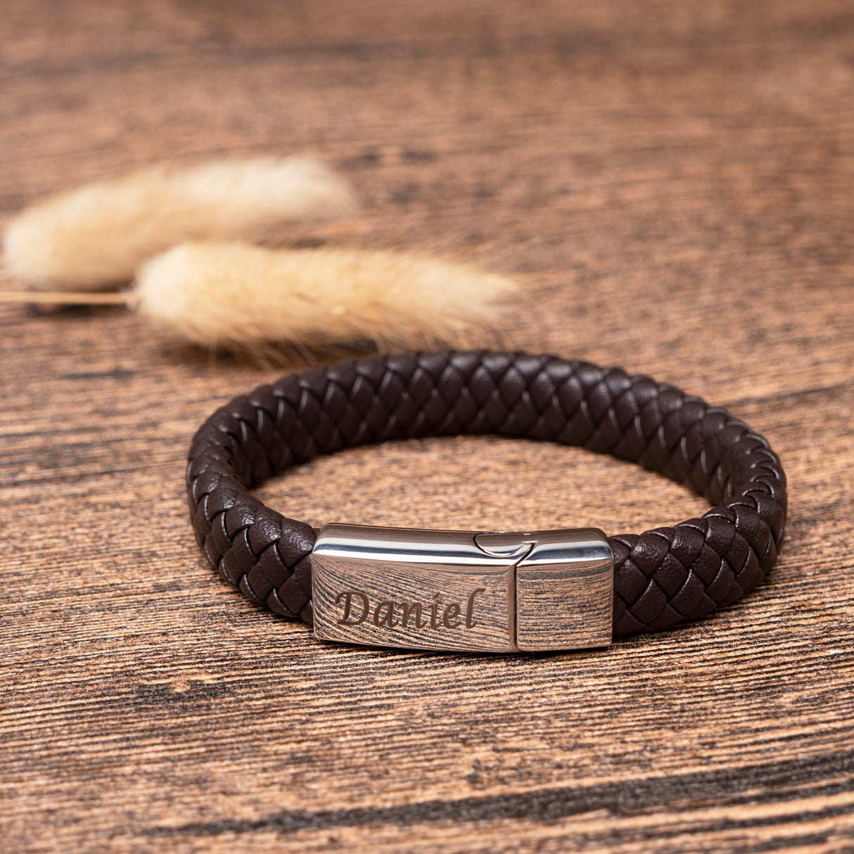 GEX Personalized Engraving Leather Bracelet Jewelry for Men - GexWorldwide
