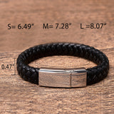 GEX Personalized Engraving Leather Bracelet Jewelry for Men - GexWorldwide