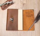 GEX Personalized Genuine Leather Journal Engrave Leather Notebook - GexWorldwide