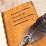 GEX Personalized Genuine Leather Journal Engrave Leather Notebook - GexWorldwide