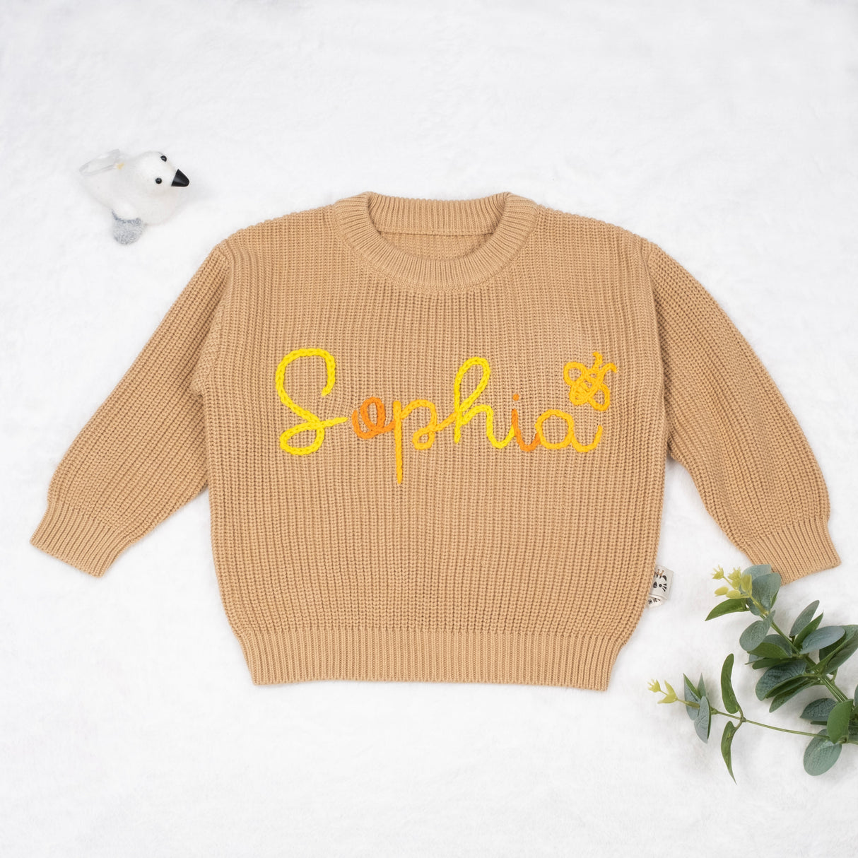 GEX Personalized Kids Sweaters with Name for 1th Birthday Gift - GexWorldwide