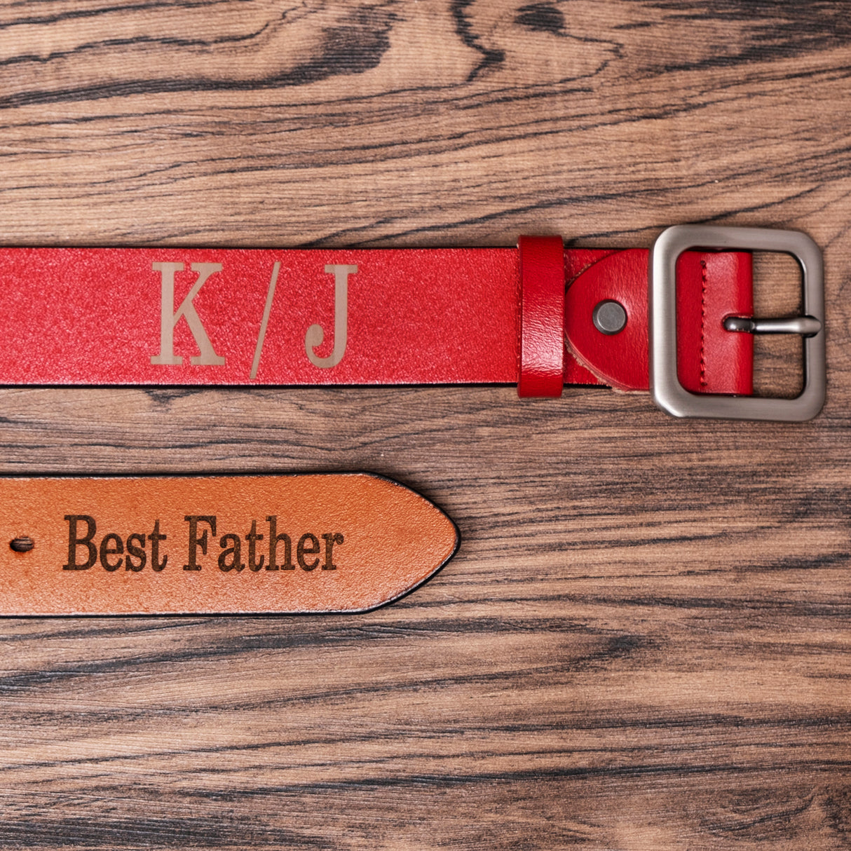 GEX Personalized Leather Belt Engraved Gift - GexWorldwide