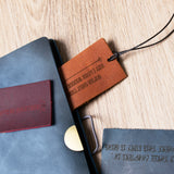 GEX Personalized Leather Bookmark Cowhide Gift - GexWorldwide