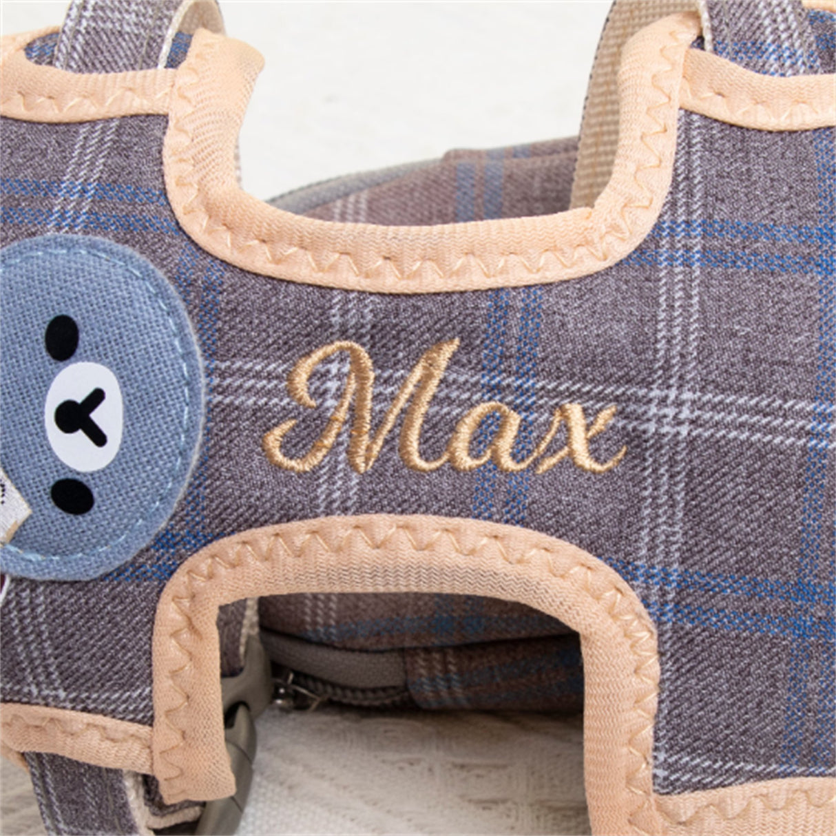 GEX Personalized Pet Harness Set for Small Dog Embroidery Name - GexWorldwide