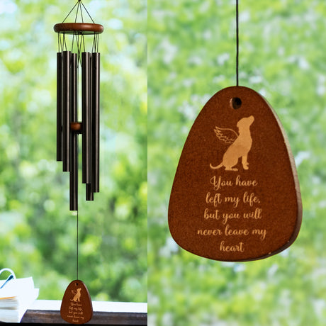 GEX Personalized Pet Wind Chime Engrave Pet Name Memorial Wind Chime - GexWorldwide