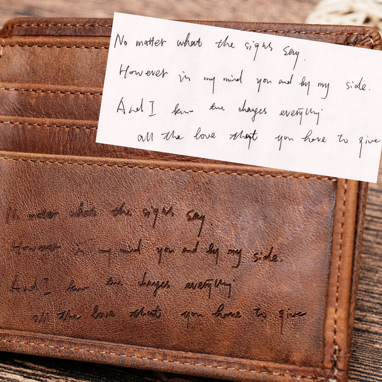 GEX Personalized Short Cowhide Wallet - GexWorldwide