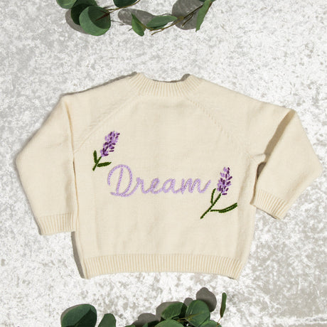 GEX Personalized Sweater Cardigan Kids with Name for Newborn Gift - GexWorldwide
