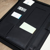 GEX Personalized Vegan Leather Portfolio Notepad Holder Business Briefcase - GexWorldwide