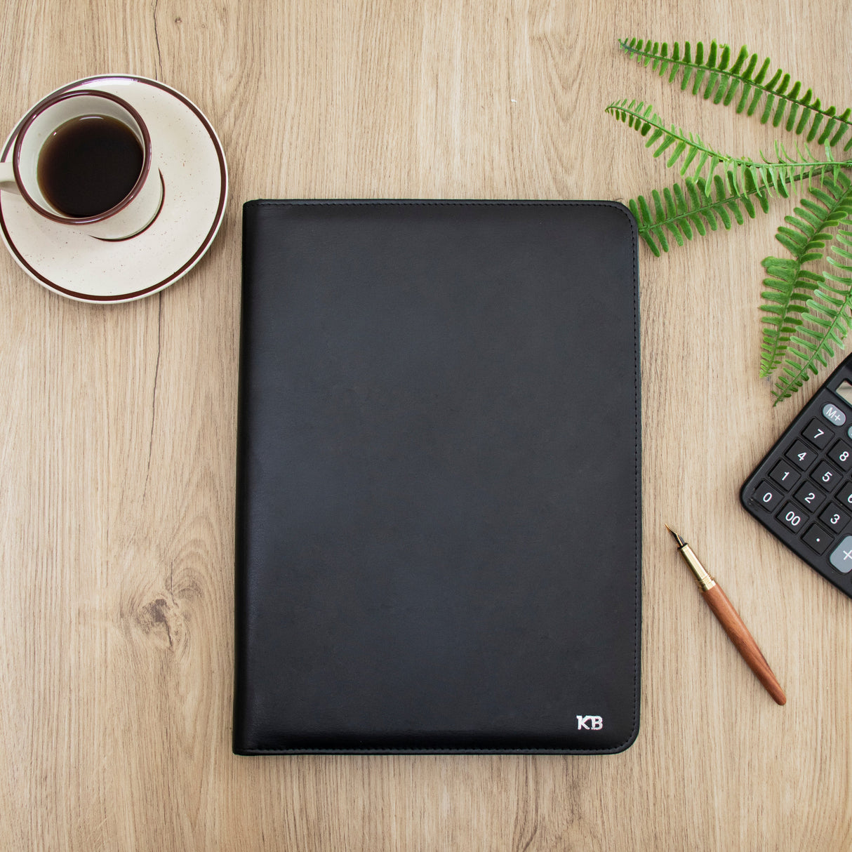 GEX Personalized Vegan Leather Portfolio Notepad Holder Business Briefcase - GexWorldwide