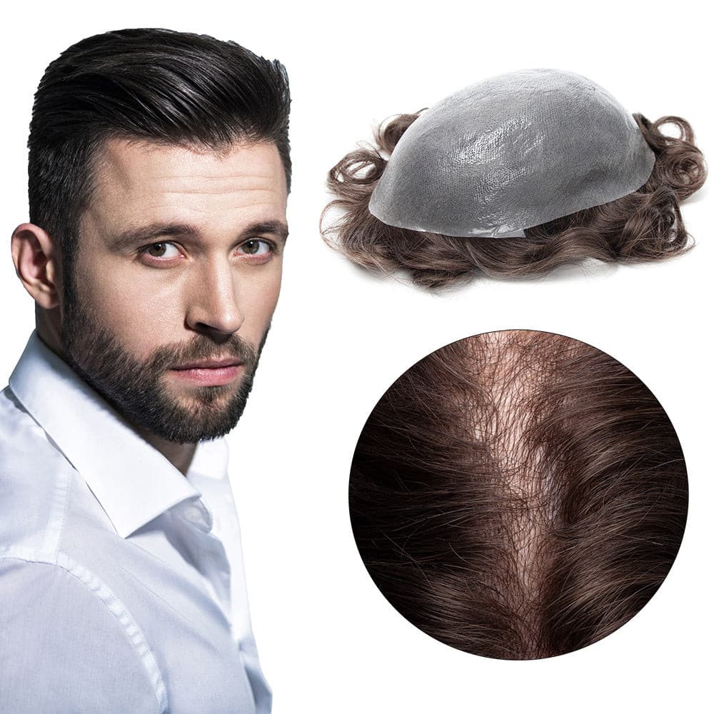 GEX Toupee 0.03-0.04mm Ultra Thin Skin Hair Systems-Most Natural - GexWorldwide