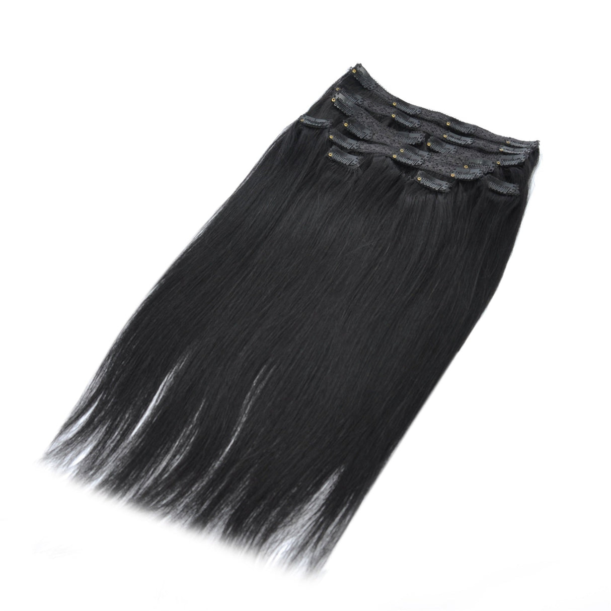 GEXWORLDWIDE 8-24" 8A Hair Weft Unprocessed Brazilian Virgin Remy Hair Closure Free Part Silky Straight Natural Black(1B) - GexWorldwide