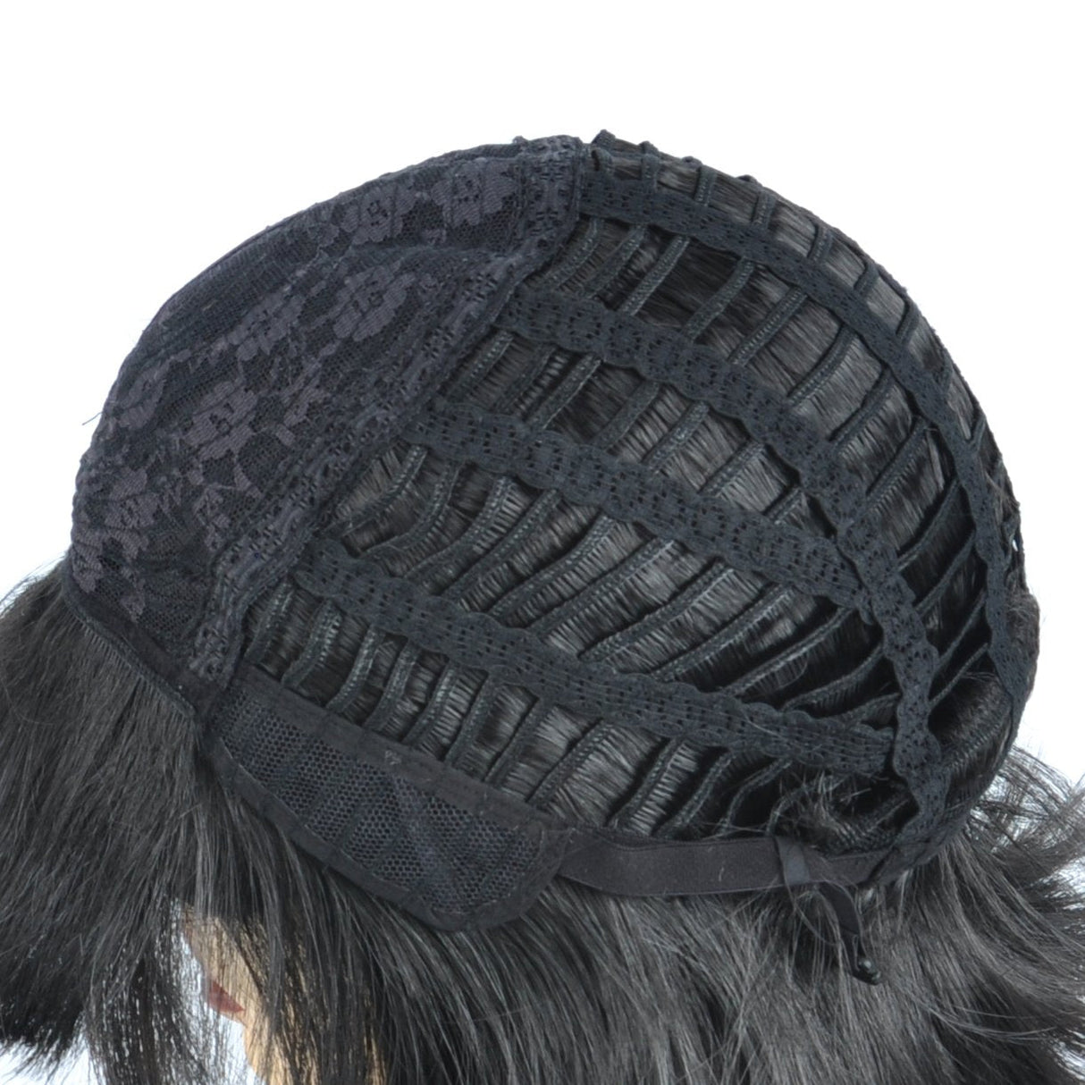 GEXWORLDWIDE Black Bob Short Wig Straight with Bangs for Women Girls Synthetic Fiber 12" - GexWorldwide
