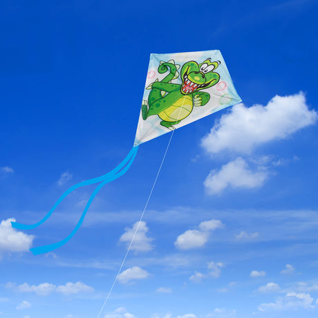 JEKOSEN Magic Croc Kite Easy to Fly Single String, Suitable for Kids Toddlers Adults Beach Park Outdoor Activities - GexWorldwide