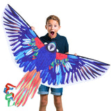 JEKOSEN Parrot Huge Kite Easy to Fly Single String Suitable for Children and Adults Beach Park Outdoor Activities - GexWorldwide