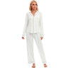 LUBOT Women’s Pajamas Two-piece PJ Set Cotton Lounge Set Long Sleeve - GexWorldwide