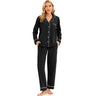 LUBOT Women’s Pajamas Two-piece PJ Set Cotton Lounge Set Long Sleeve - GexWorldwide
