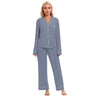 LUBOT Women’s Pajamas Two-piece PJ Set Modal Lounge Set Long Sleeve - GexWorldwide