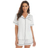 LUBOT Women’s Pajamas Two-piece PJ Set Modal Lounge Set Short Sleeve - GexWorldwide