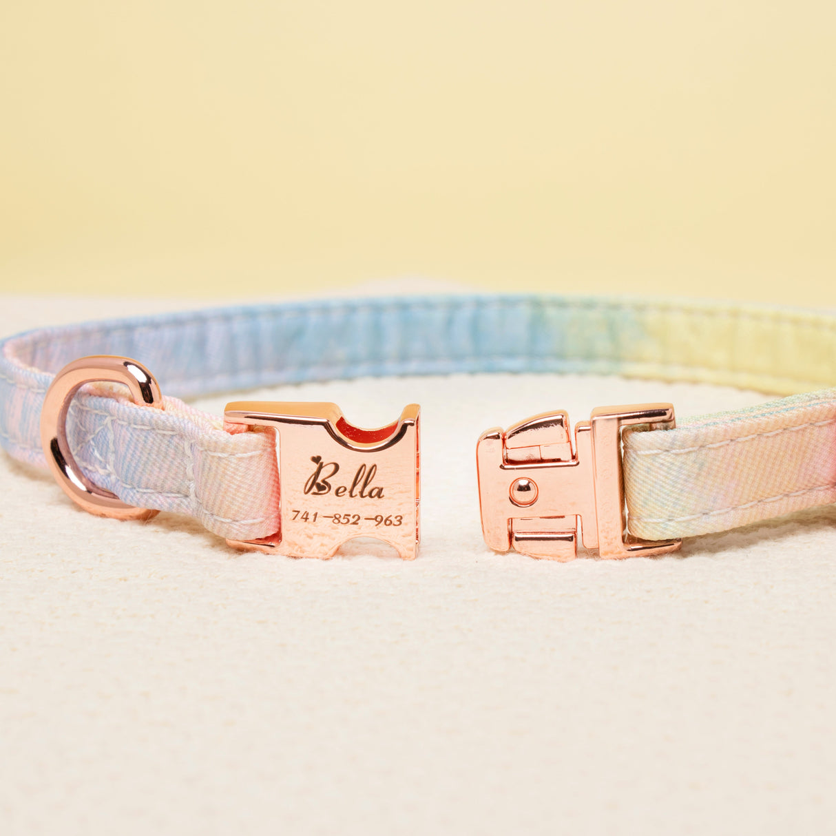 Personalized Dog Collar Girl Dog Bow Collar - GexWorldwide