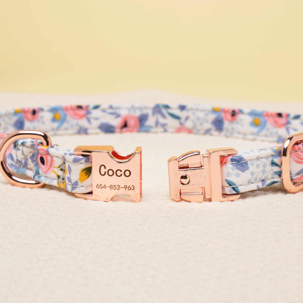 Personalized Dog Collar Girl Dog Bow Collar - GexWorldwide