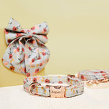 Personalized Dog Collar Girl Dog Bow Collar - GexWorldwide