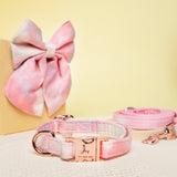 Personalized Dog Collar Girl Dog Bow Collar - GexWorldwide