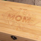 Personalized Engraved Wooden Tea Storage Box - GexWorldwide