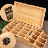 Personalized Engraved Wooden Tea Storage Box - GexWorldwide