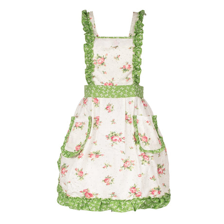 SINUOLIN Floral Apron with Pockets and Adjustable Shoulder Straps for Cooking and Baking Women Apron Gifts - GexWorldwide